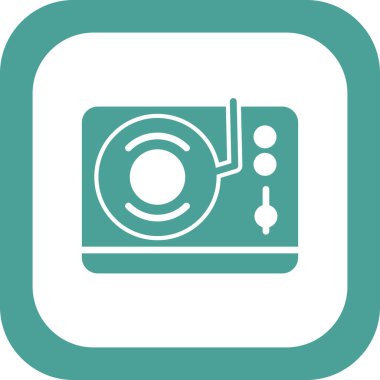 Çalan modern simge vektör illüstrasyonunu kaydet