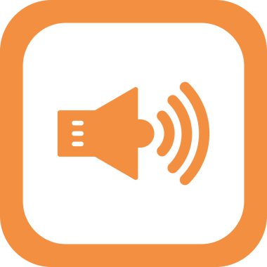 Hoparlör simgesinin gösterimi 