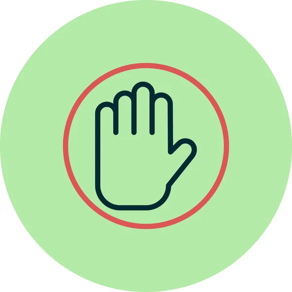 Hand Icon Vektor Illustration Design — Stockvektor