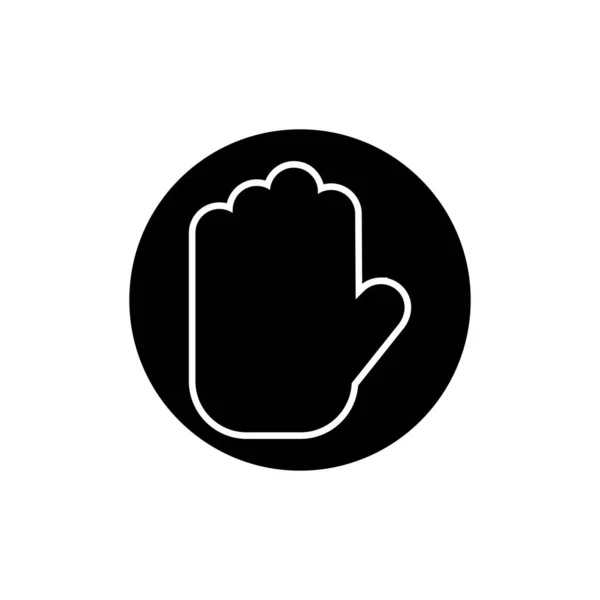 Hand Pictogram Vector Illustratie Ontwerp — Stockvector