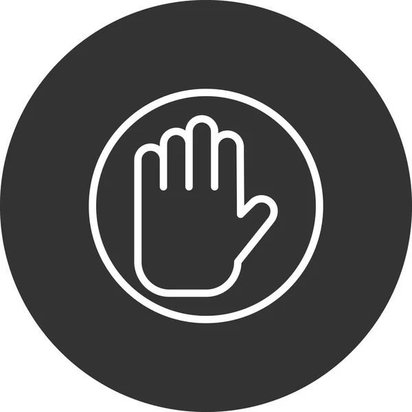 Hand Icon Vektor Illustration Design — Stockvektor