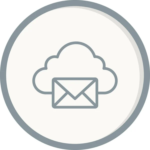 Email Icon Vector Illustration Design — Vettoriale Stock