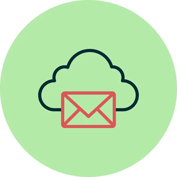 Email Icon Vector Illustration Design — Vettoriale Stock