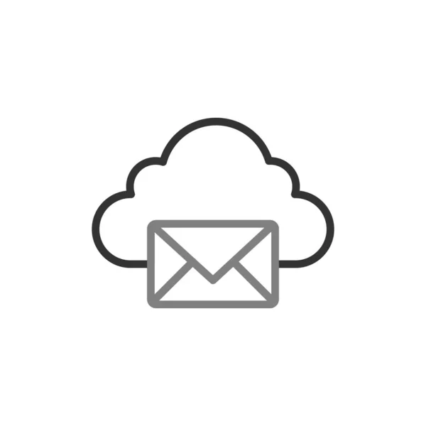 Email Icon Vector Illustration Design — Stok Vektör