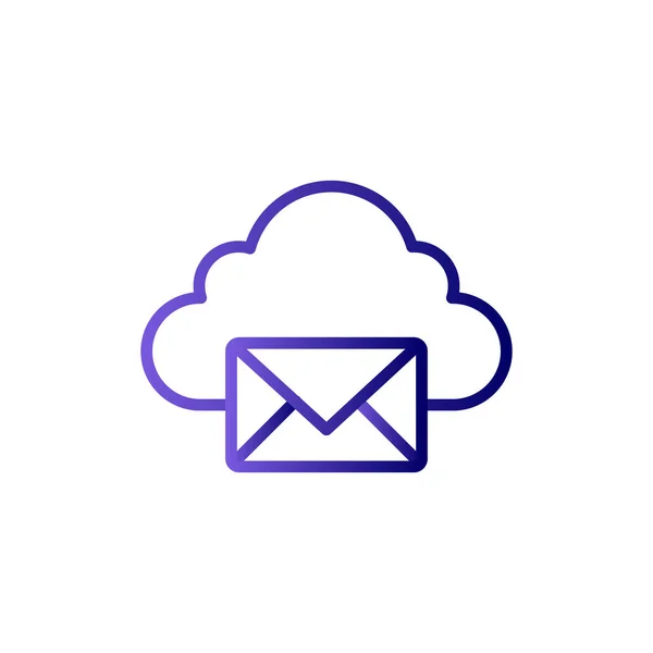 Email Icon Vector Illustration Design — Vettoriale Stock