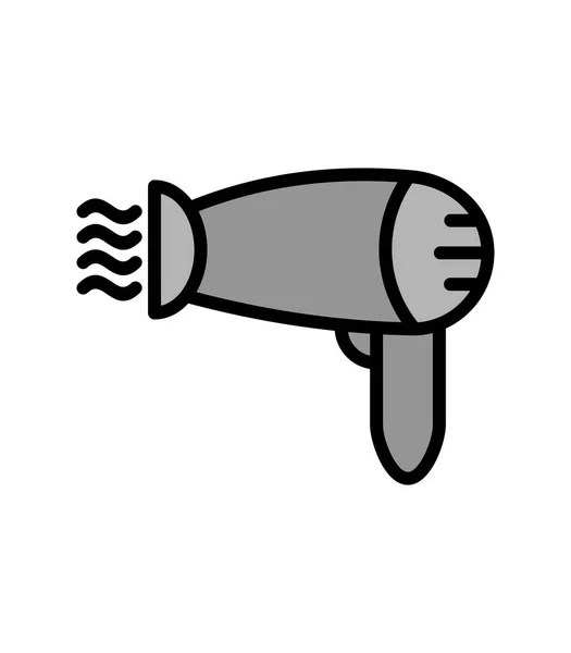 Secador Pelo Icono Ilustración Simple — Vector de stock