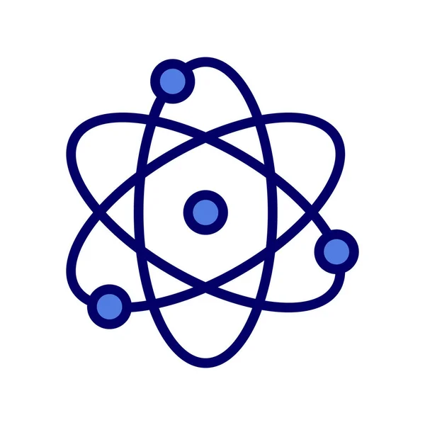 Atom Ikonu Vektör Illüstrasyonu — Stok Vektör