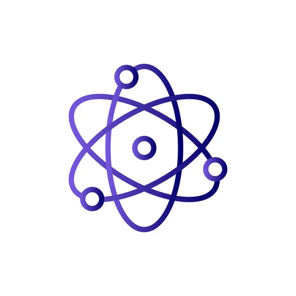 Atom Web Icon Vektor Illustration — Stockvektor