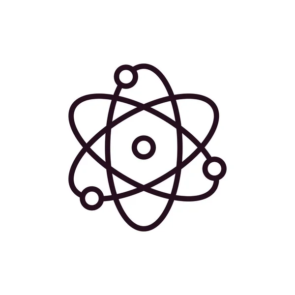 Atom Web Icon Vektor Illustration — Stockvektor