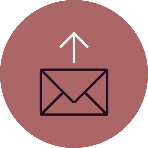 Email Icon Vector Illustration Design — Vetor de Stock