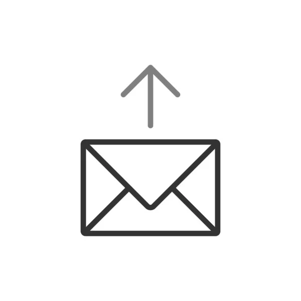 Email Icon Vector Illustration Design — Vetor de Stock