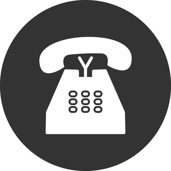 Telephone Icon Vector Illustration Design — Image vectorielle