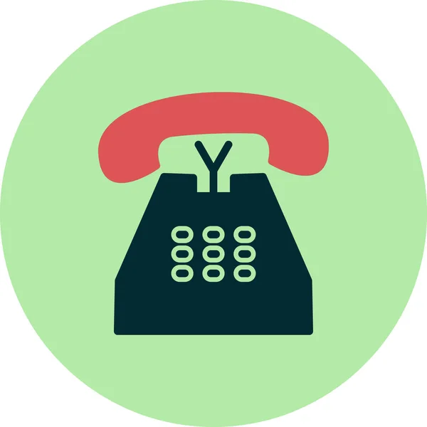 Telephone Icon Vector Illustration Design — Stock Vector