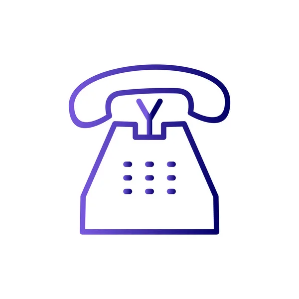 Telephone Icon Vector Illustration Design — Archivo Imágenes Vectoriales