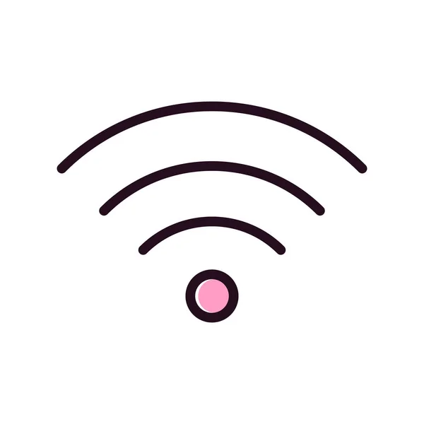 Wifi Modern Icon Vector Illustration — Vector de stock