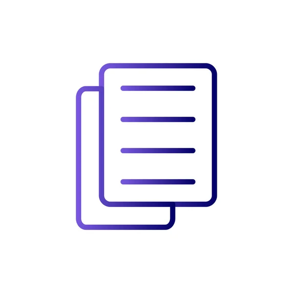 Document Web Icon Simple Design — Stock Vector