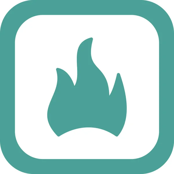 Flame Modern Icon Vector Illustration — Stockvector