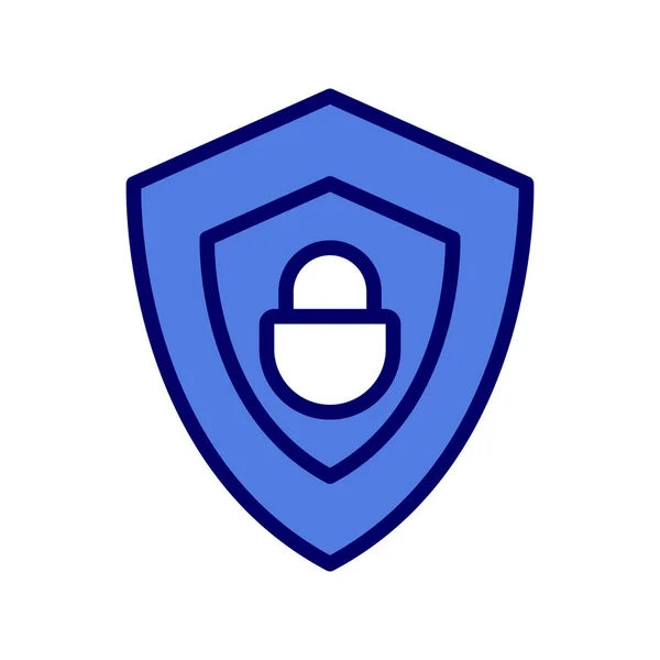 Protect Modern Icon Vector Illustration — Stok Vektör