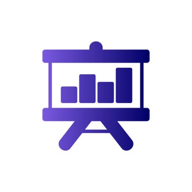 İstatistikler modern ikon vektör illüstrasyonu