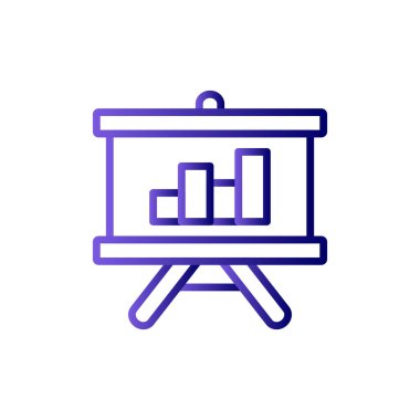 İstatistikler modern ikon vektör illüstrasyonu