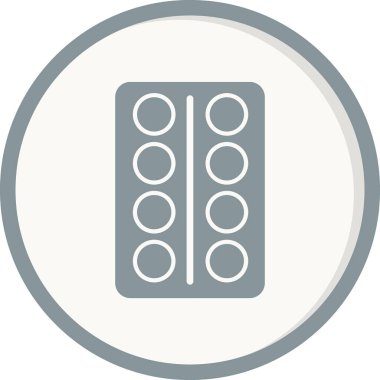 Tabletler simge vektör illüstrasyonu