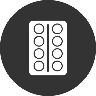 Tabletler simge vektör illüstrasyonu