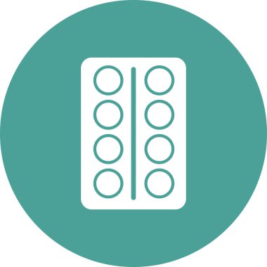 Tabletler simge vektör illüstrasyonu