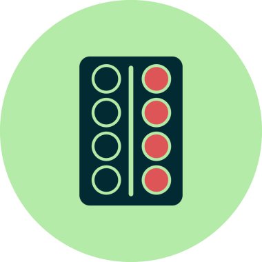 Tabletler simge vektör illüstrasyonu