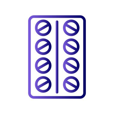 Tabletler simge vektör illüstrasyonu