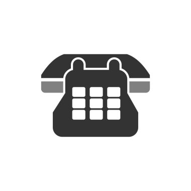 Telefon simgesi, vektör illüstrasyon tasarımı