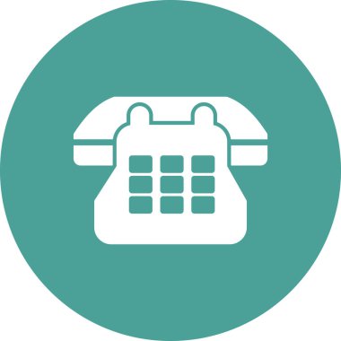 Telefon simgesi, vektör illüstrasyon tasarımı