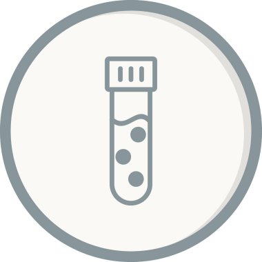 test tüpü modern simge vektör çizimi