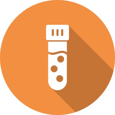 test tüpü modern simge vektör çizimi