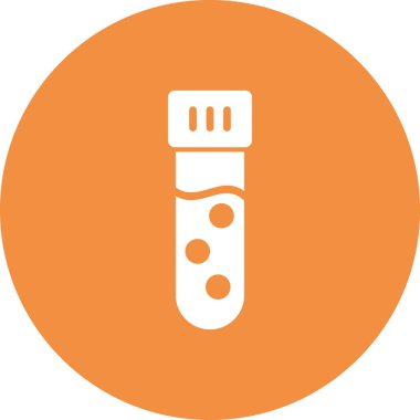 test tüpü modern simge vektör çizimi