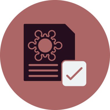 Aşılanmış modern simgenin vektör illüstrasyonu