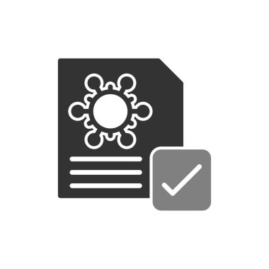 Aşılanmış modern simgenin vektör illüstrasyonu