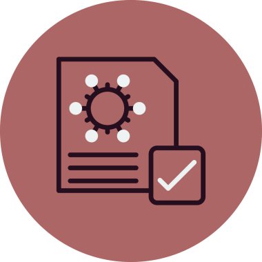 Aşılanmış modern simgenin vektör illüstrasyonu