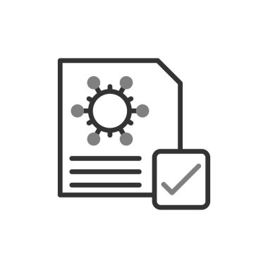 Aşılanmış modern simgenin vektör illüstrasyonu