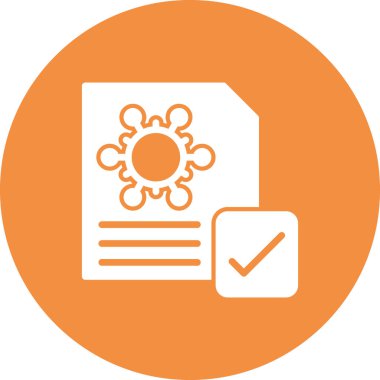 Aşılanmış modern simgenin vektör illüstrasyonu