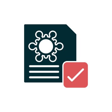 Aşılanmış modern simgenin vektör illüstrasyonu