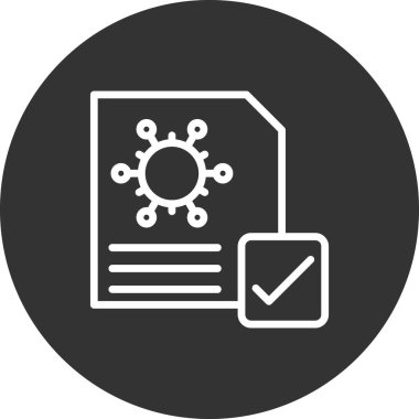 Aşılanmış modern simgenin vektör illüstrasyonu