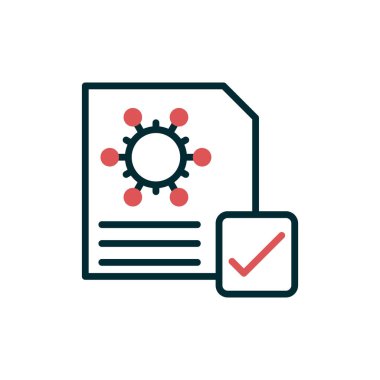 Aşılanmış modern simgenin vektör illüstrasyonu