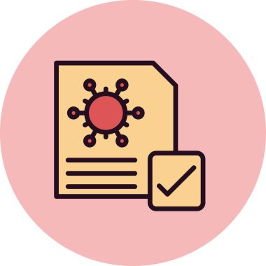 Aşılanmış modern simgenin vektör illüstrasyonu