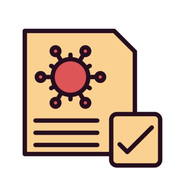 Aşılanmış modern simgenin vektör illüstrasyonu