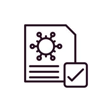 Aşılanmış modern simgenin vektör illüstrasyonu