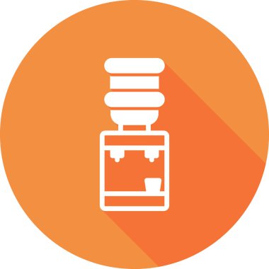 Su dağıtıcı simgesinin vektör illüstrasyonu