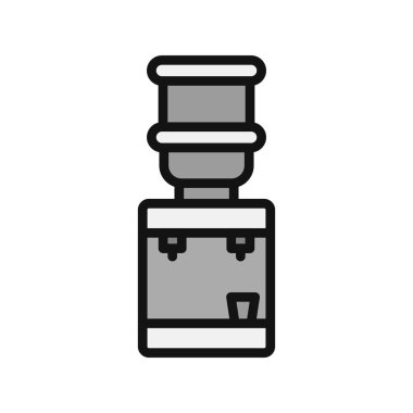 Su dağıtıcı simgesinin vektör illüstrasyonu