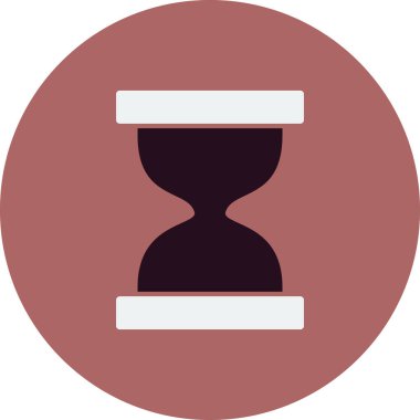 Kum saati. Web simgesi basit tasarım 