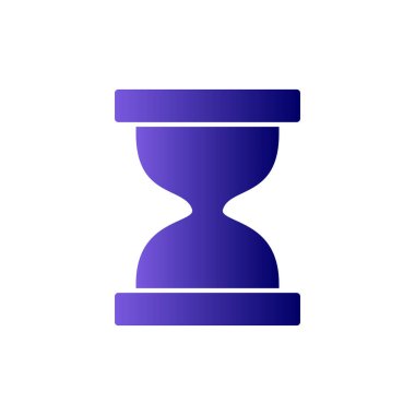 Kum saati. Web simgesi basit tasarım 