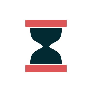 Kum saati. Web simgesi basit tasarım 